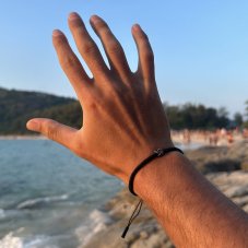 Tibetský náramek pro štěstí - BLACK KNOT