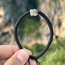Tibetský náramek pro štěstí - BUDHA BLACK