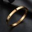 Dámsky náramok BANGLE SCREW DOTS GOLD