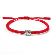 Tibetský náramek pro štěstí - BUDHA RED