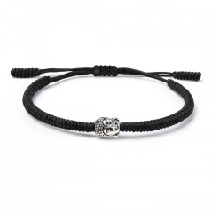 Tibetský náramek pro štěstí - BUDHA BLACK
