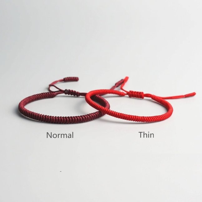 Tibetský náramek pro štěstí - ČERNÝ THIN