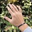 Náramek Evil Eye - Macrame Black