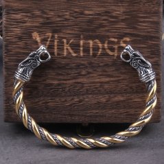 Vikingský náramok z chirurgickej ocele - GOLEM