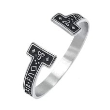 Vikingský náramek z chirurgické oceli - BANGLE