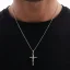 Retiazka z chirurgickej ocele - STRIEBORNÝ KRÍŽ