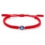 Náramok Evil Eye - Macrame Red