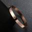 Dámský náramek BANGLE CRYSTAL ROSE GOLD