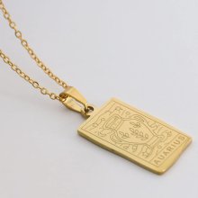 Řetízek se znamením zvěrokruhu - pozlácený medailónek