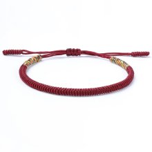 Tibetský náramok - BURGUND II