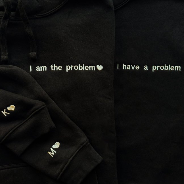 Mikiny pro páry s vlastní výšivkou