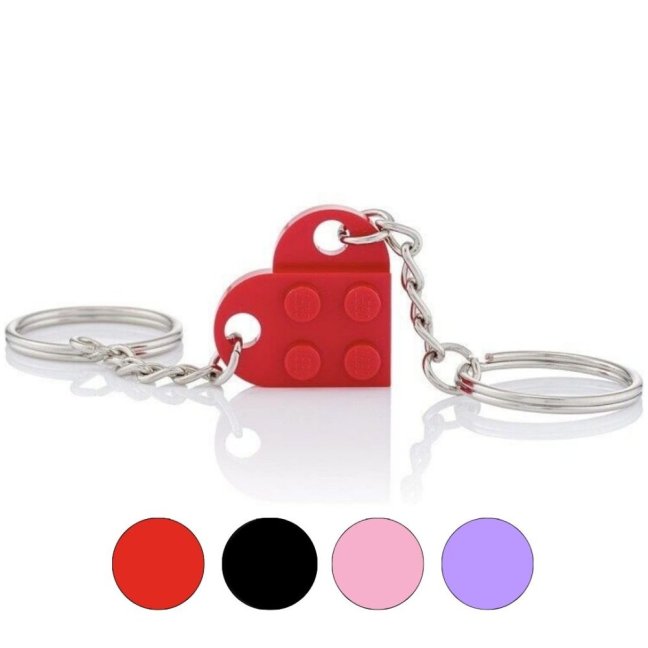 Klíčenka pro páry - LEGO SRDCE