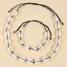 Náramok a choker z mušlí - Vacay