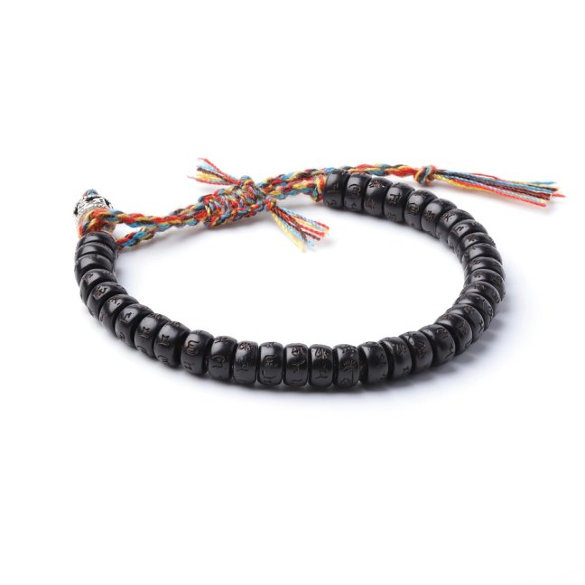 Tibetský náramek pro štěstí - BODHI BLACK