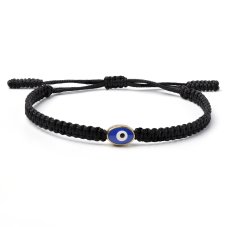 Náramok Evil Eye - Macrame Black
