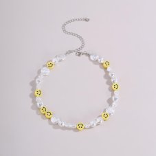 Korálkový choker - Smiley