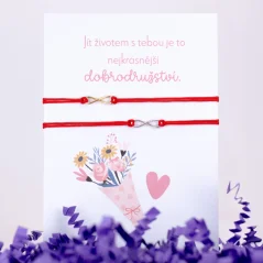 Strieborné náramky pre páry - MINI NEKONEČNO