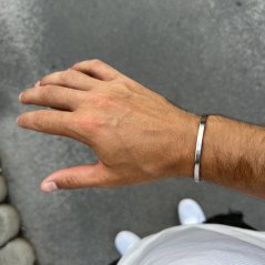 Náramek bangle z chirurgické oceli - 4mm