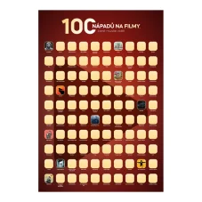 Stírací plakát - 100 filmů které musíte vidět