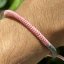 Tibetský náramek pro štěstí - PINK GREY