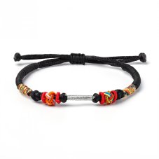 Tibetský náramek pro štěstí - BRIDGE BLACK