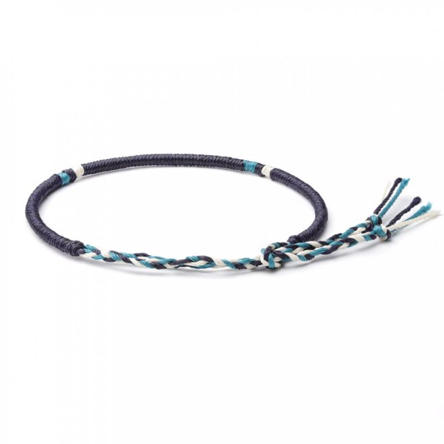 Provázkový náramek - TIBET BLUE