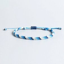 Pletený macrame náramok - CLOUD