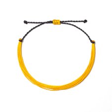 Provázkový BOHO náramek - YELLOW