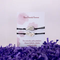 Provázkové náramky přátelství - FRIENDS FOREVER
