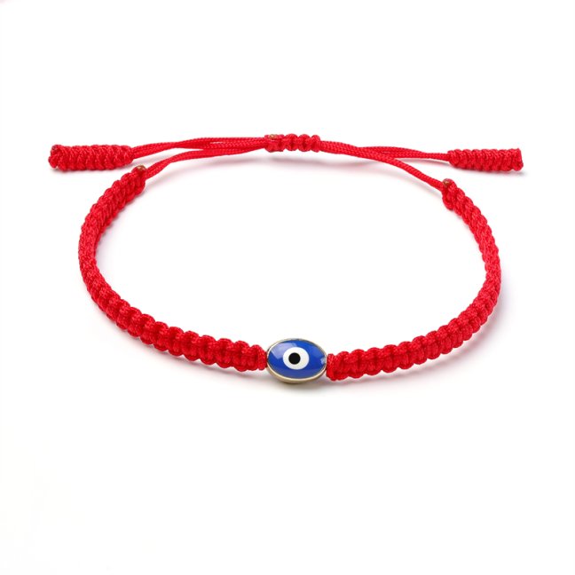 Náramok Evil Eye - Macrame Red