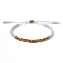 Tibetský náramok - BÍLÝ III