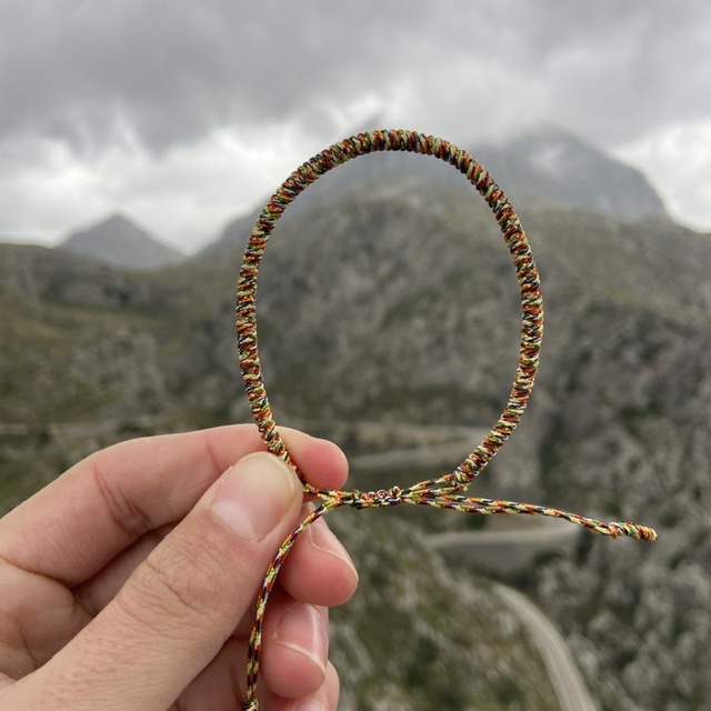 Tibetský náramok - FAREBNÝ