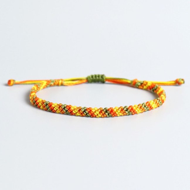 Pletený macrame náramek - JUICY