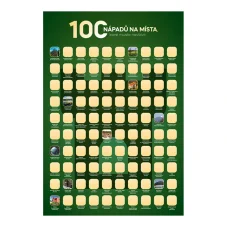 Stírací plakát - 100 míst které musíte navštívit