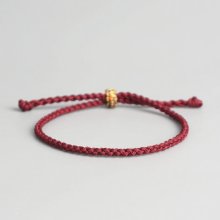 Tibetský náramok - SIMPLE BURGUND