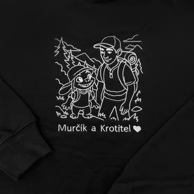 Dětská mikina s vlastní výšivkou