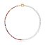 Perlový korálkový choker