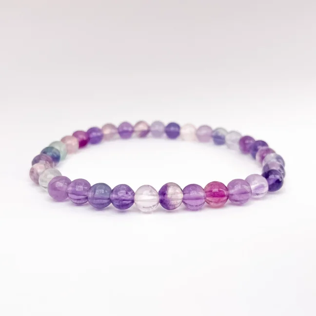 Náramek z minerálů - Fluorit