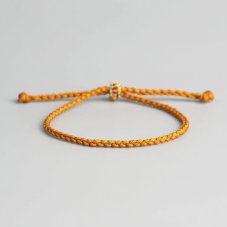 Tibetský náramek pro štěstí - SIMPLE YELLOW