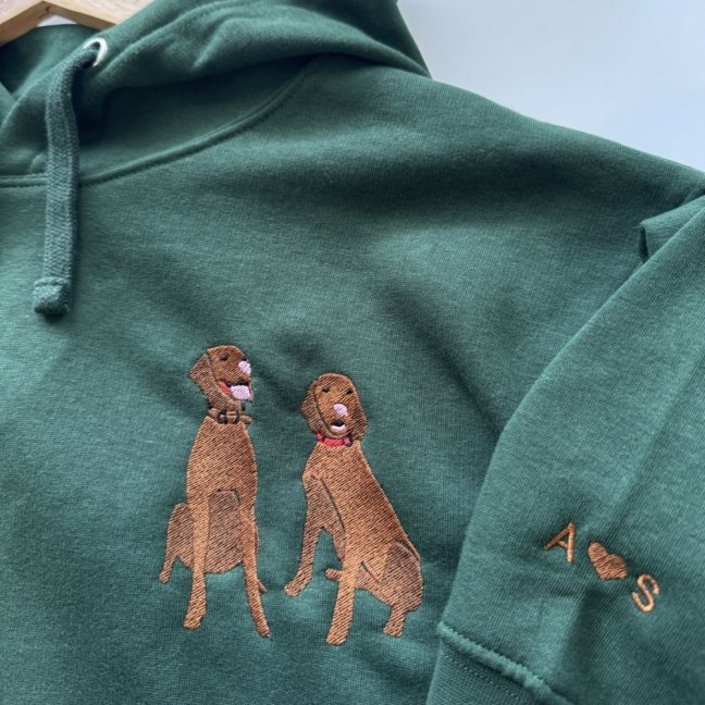 Mikina s vlastnou výšivkou