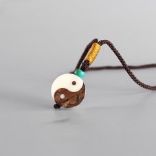 Tibetský buddhistický náhrdelník - YIN YANG