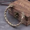 Vikingský náramok z chirurgickej ocele - GOLD