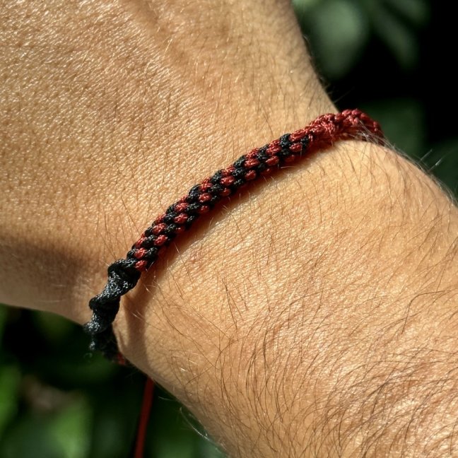 Tibetský náramek pro štěstí - TWIST GROUND
