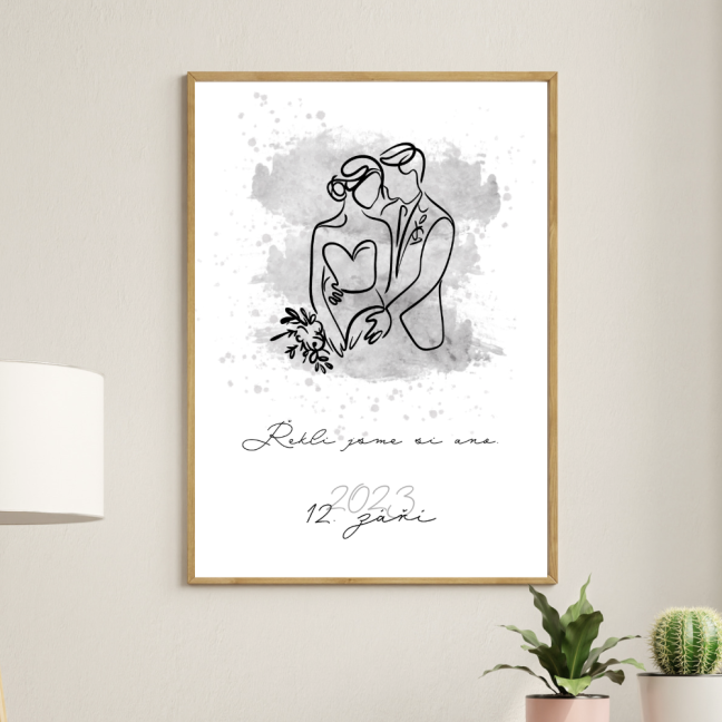 Plagát - Náš svadobný deň
