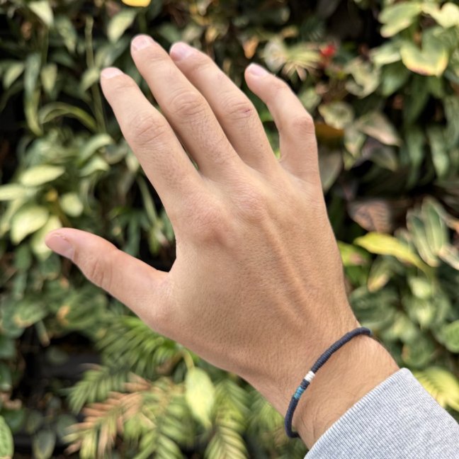 Provázkový náramek - TIBET BLUE