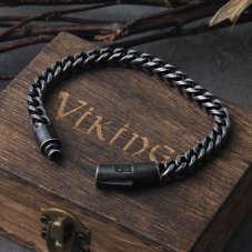 Vikingský náramek z chirurgické oceli - Punk