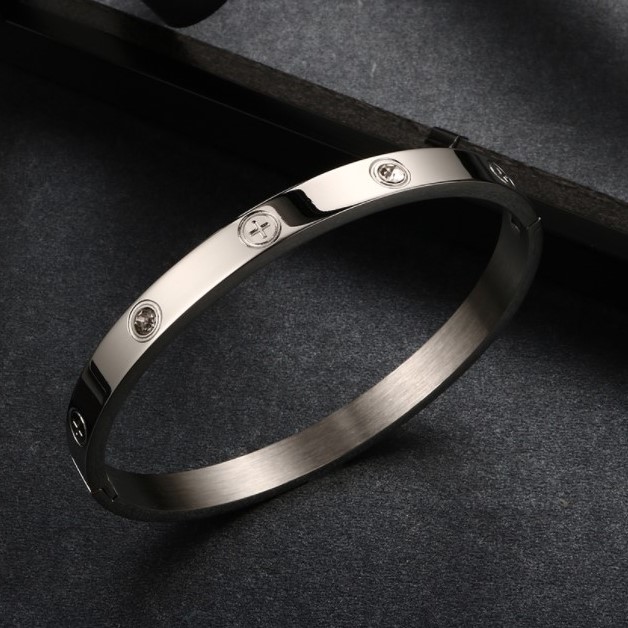 Dámský náramek BANGLE CRYSTAL SILVER