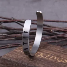 Vikingský náramek z chirurgické oceli - Runic Legacy