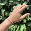 Tibetský náramek pro štěstí - PINK GREY