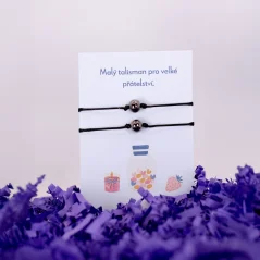 Provázkové náramky pro páry - KULIČKA